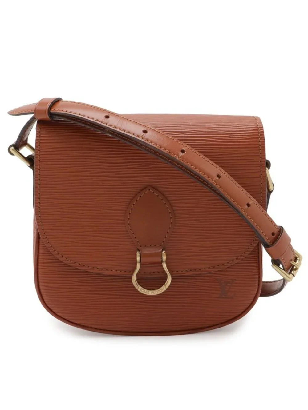 Louis Vuitton Epi Mini Saint Cloud Shoulder Bag Pochette Crossbody Leather